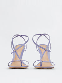 Stretch lavender 90mm Sandals - Lavender