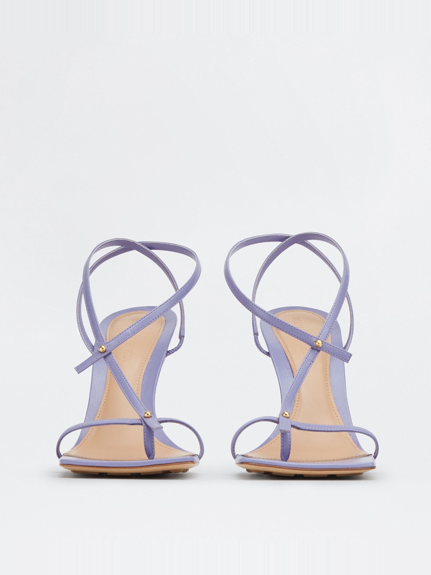 Stretch lavender 90mm Sandals - Lavender