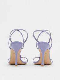Stretch lavender 90mm Sandals - Lavender