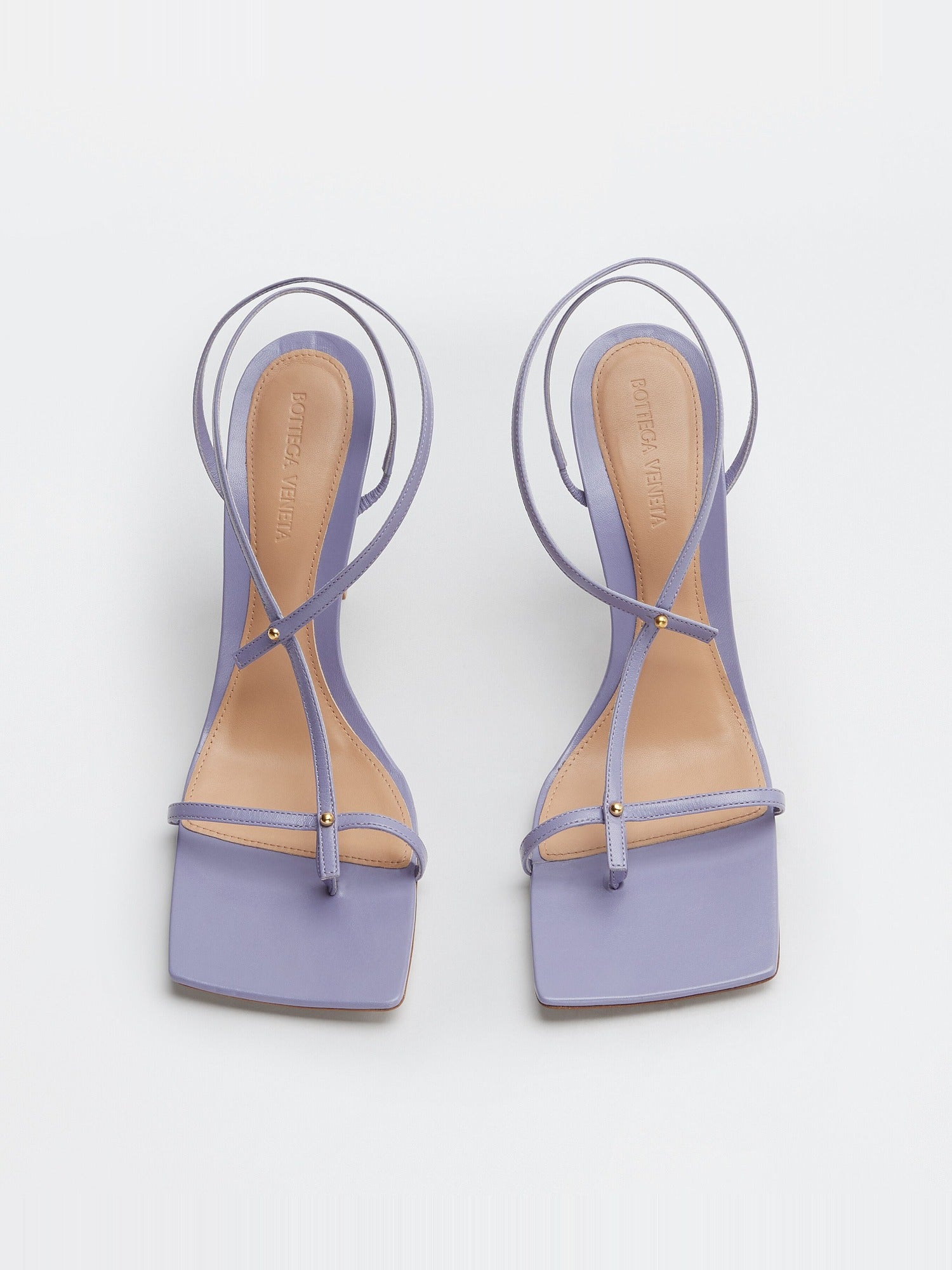 Stretch lavender 90mm Sandals - Lavender