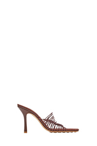 Bitter chocolate 90mm Mules - Bitter Chocolate
