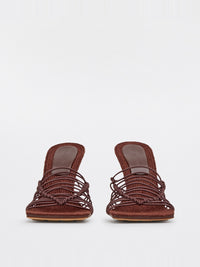 Bitter chocolate 90mm Mules - Bitter Chocolate