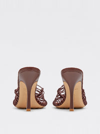 Bitter chocolate 90mm Mules - Bitter Chocolate