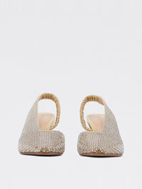 Almond honey & cane sugar 75mm Pumps - Honey & Cane Sugar