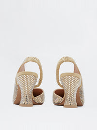Almond honey & cane sugar 75mm Pumps - Honey & Cane Sugar