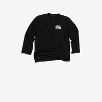 "My Name Is Demna" Long Sleeve T-shirt - Black & Blue