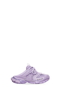 Track lilac & black Mules - Lilac & Black
