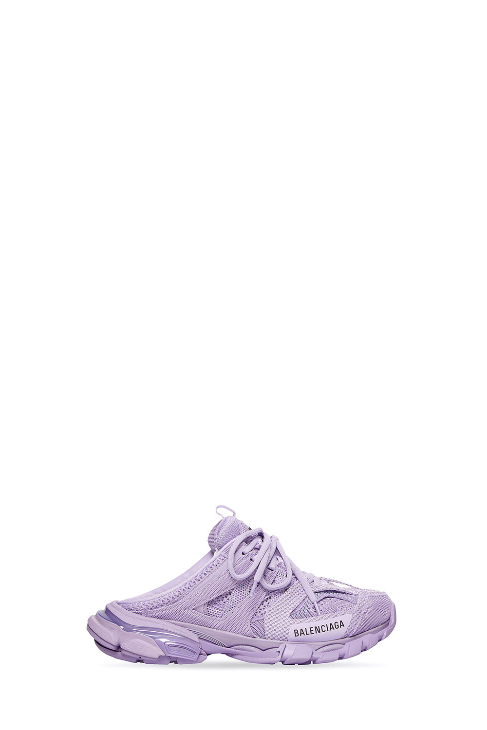 Track lilac & black Mules - Lilac & Black