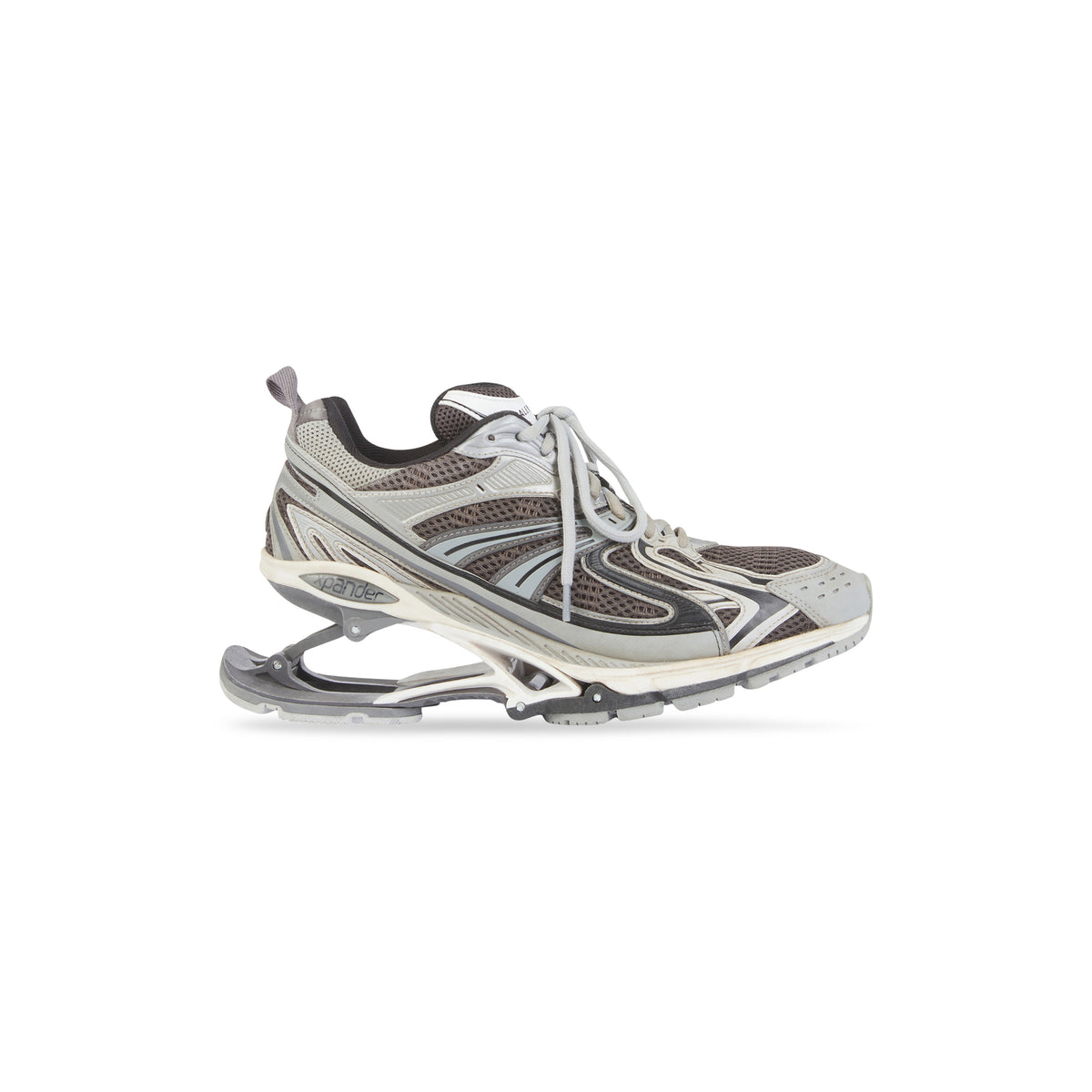 X-Pander Sneakers - Grey & Black & White