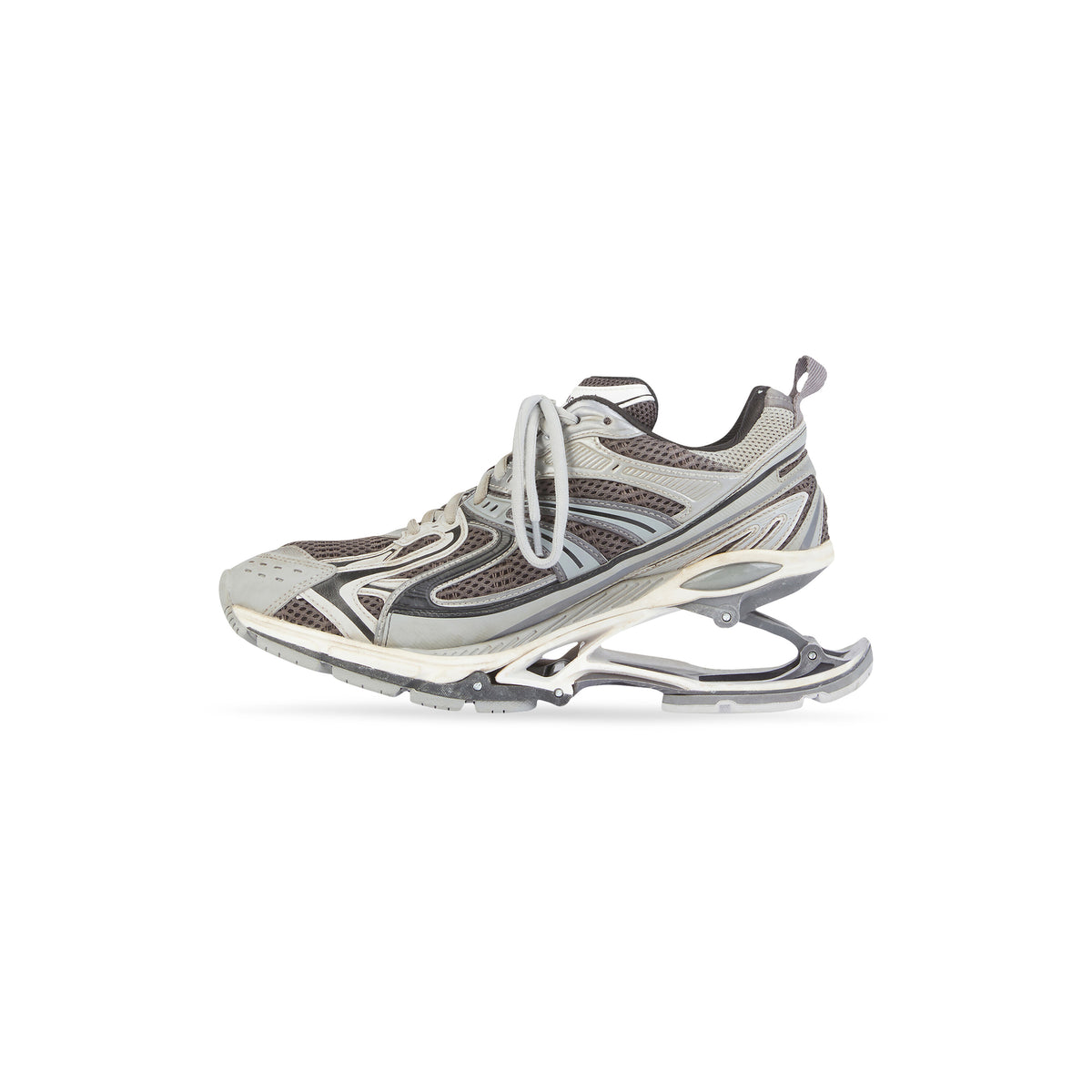 X-Pander Sneakers - Grey & Black & White