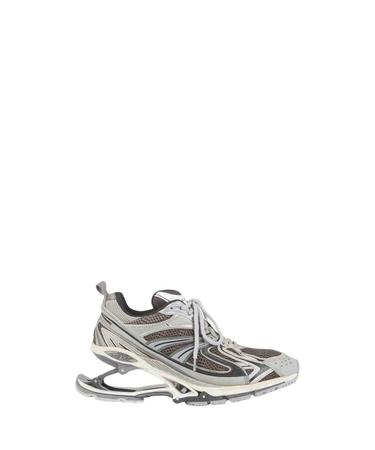 X-Pander Sneakers - Grey & Black & White