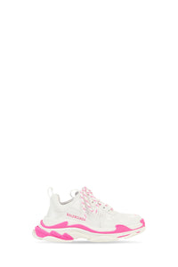 Triple S fluo pink & white & grey Sneakers - Pink