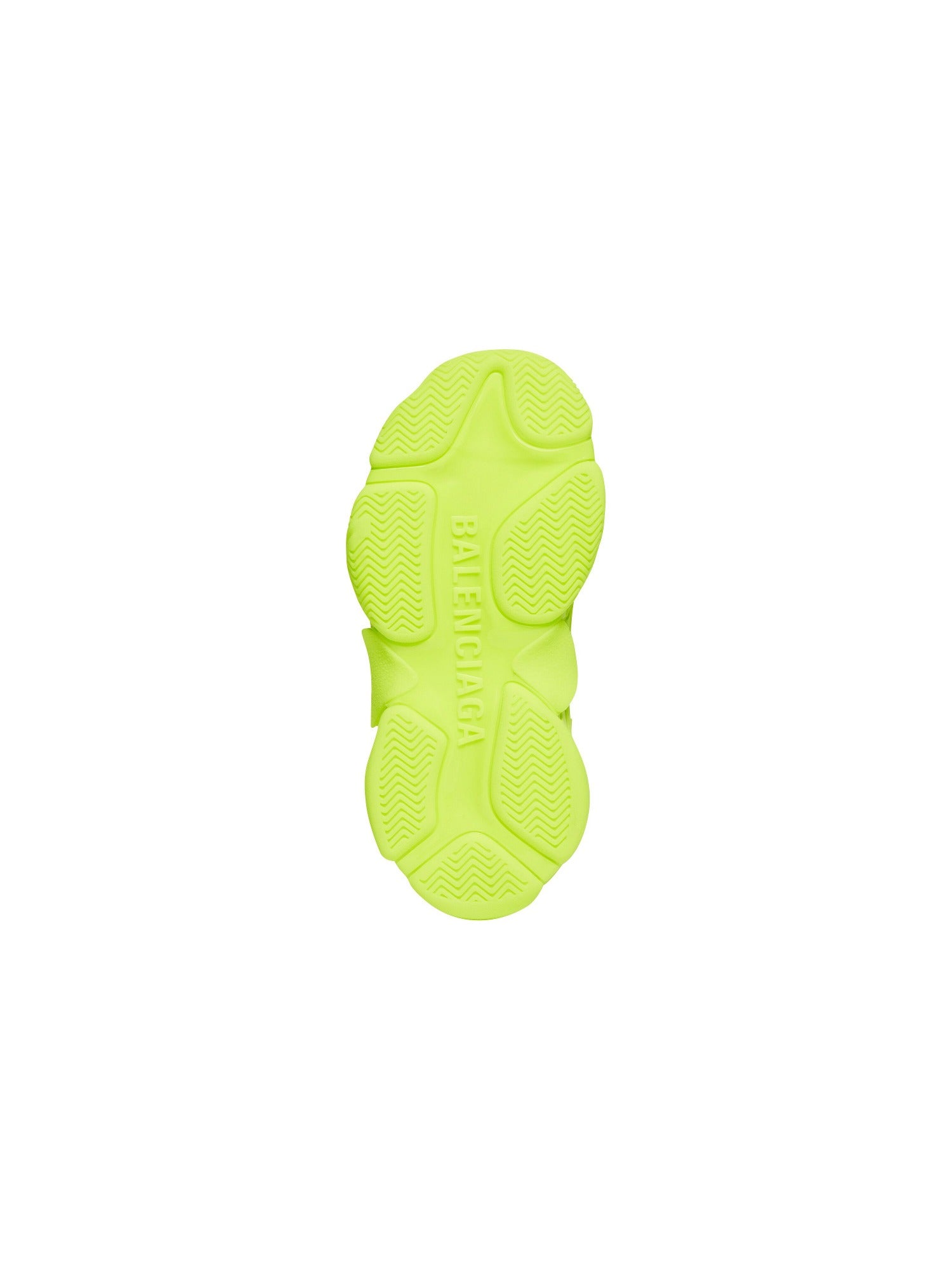 Triple S fluo yellow & white Sneakers - Fluo Yellow & White