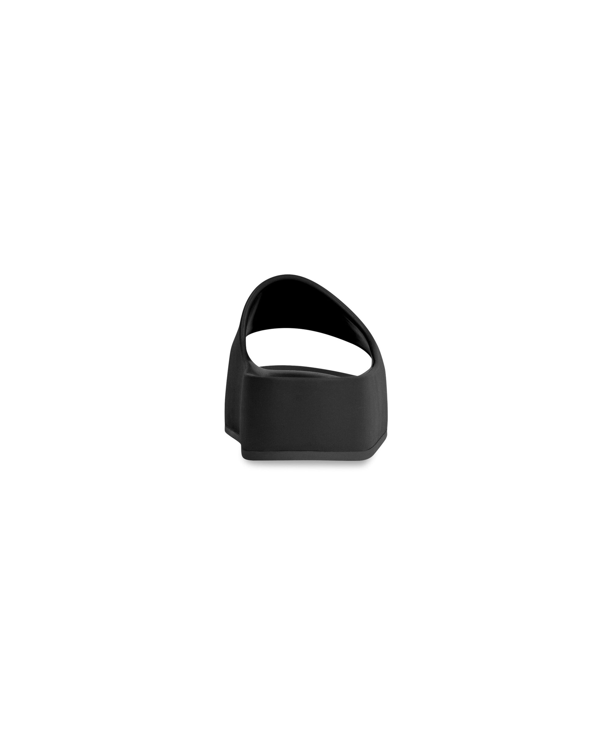 Chunky Slide Sandals - Black