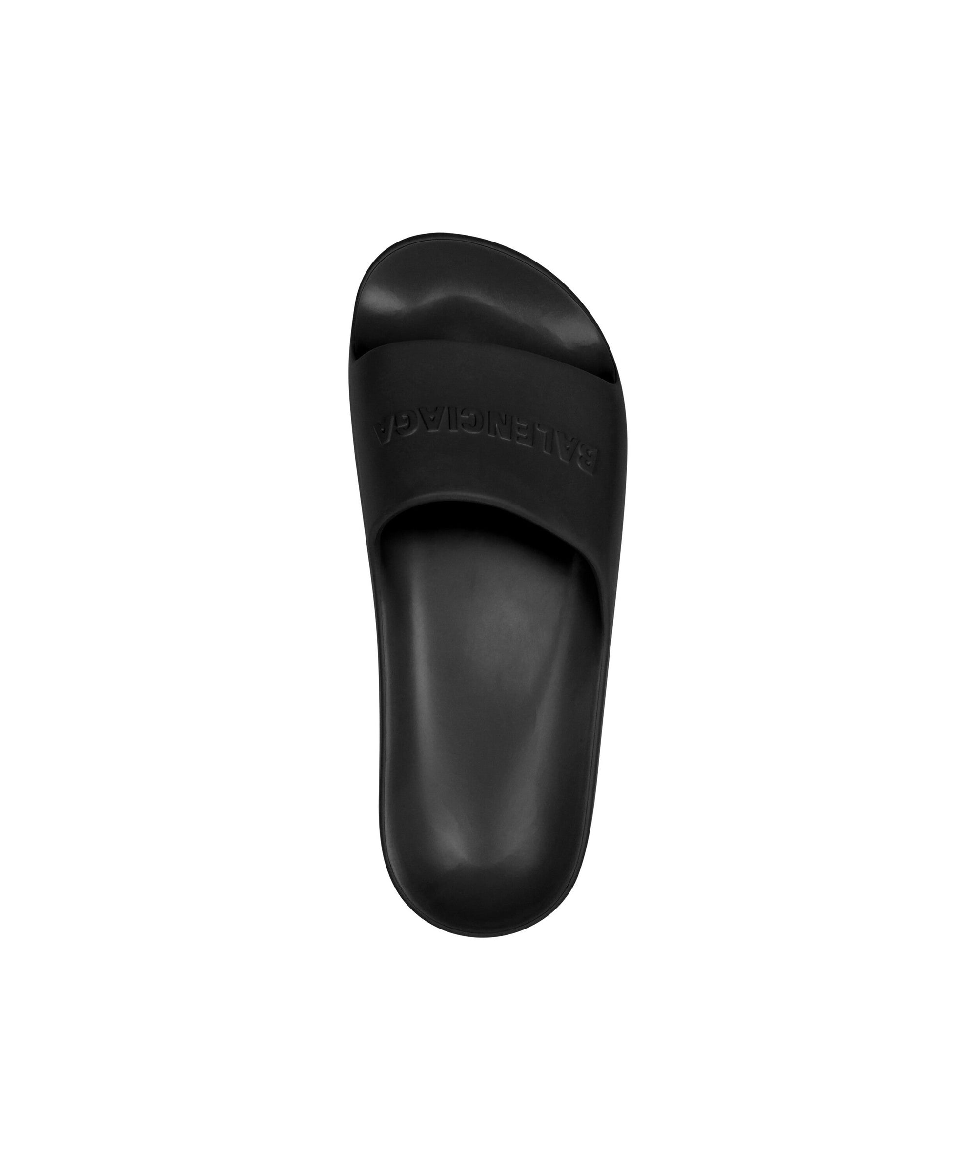Chunky Slide Sandals - Black