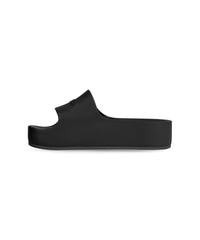 Chunky Slide Sandals - Black