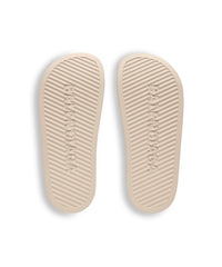 Chunky Slide Sandals - Sand Beige