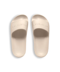 Chunky Slide Sandals - Sand Beige