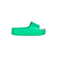 Chunky Slide Sandals - Green