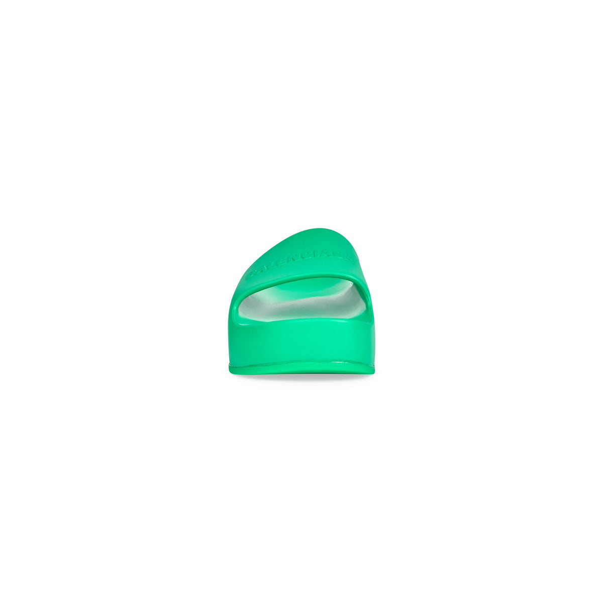 Chunky Slide Sandals - Green