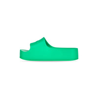 Chunky Slide Sandals - Green
