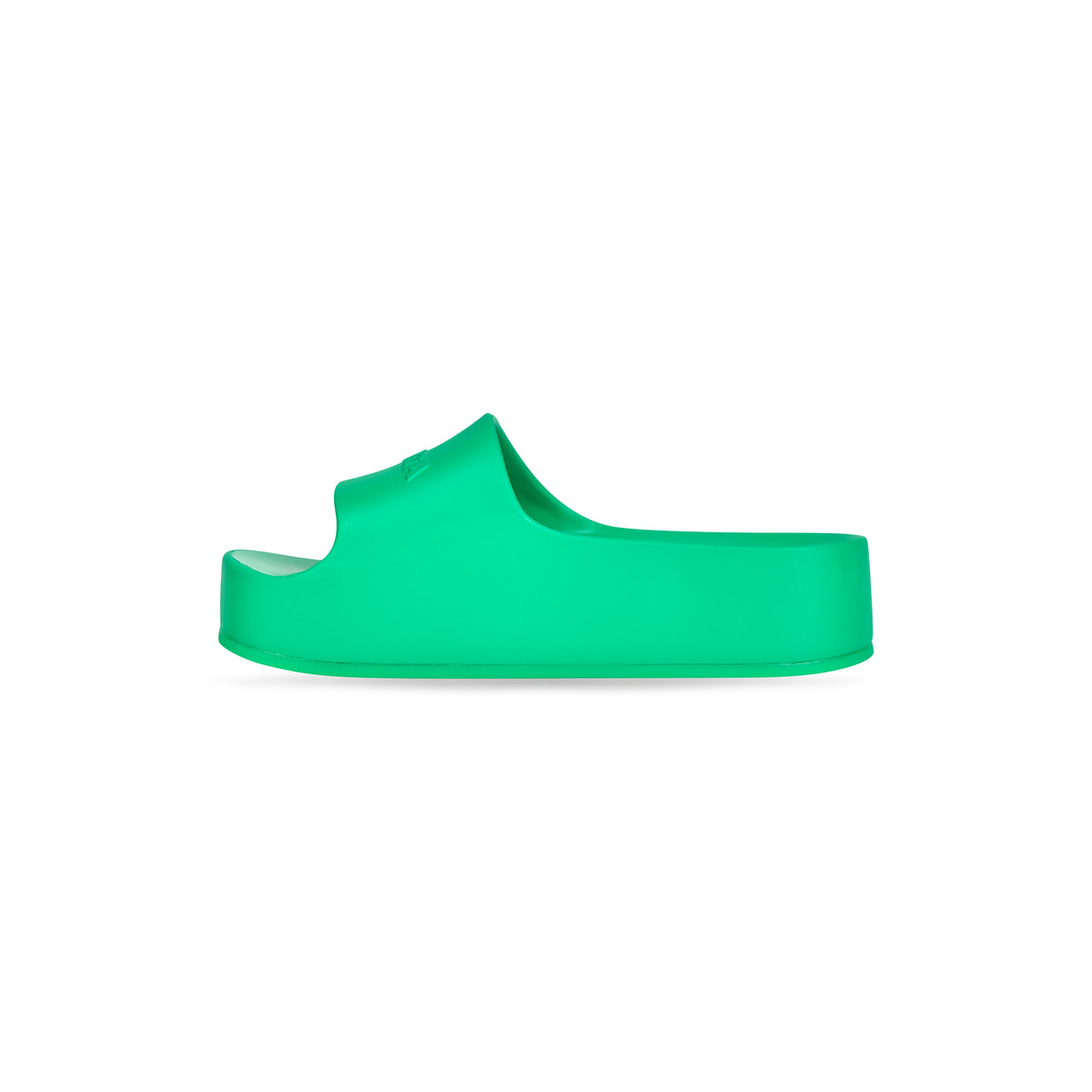 Chunky Slide Sandals - Green