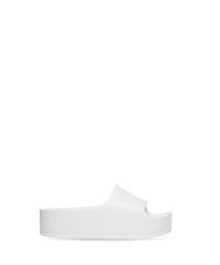 Chunky Slide Sandals - Optical White