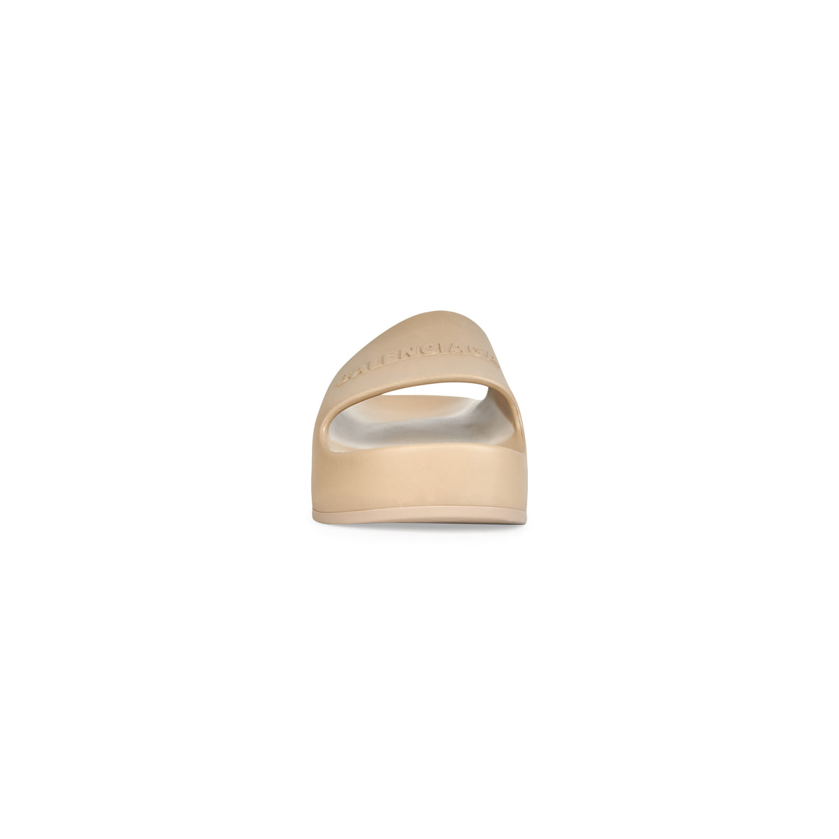Chunky Slide Sandals - Taupe