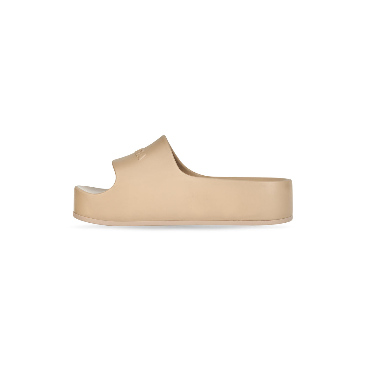 Chunky Slide Sandals - Taupe
