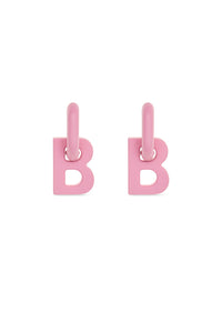 B Chain XS sweet pink & silver Earrings - Sweet Pink & Silver