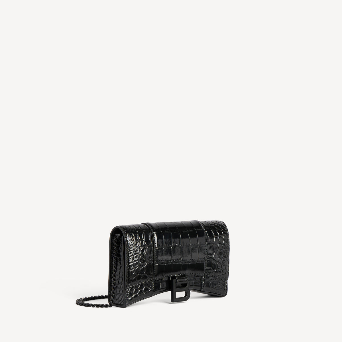 Hourglass Wallet On Chain - Black