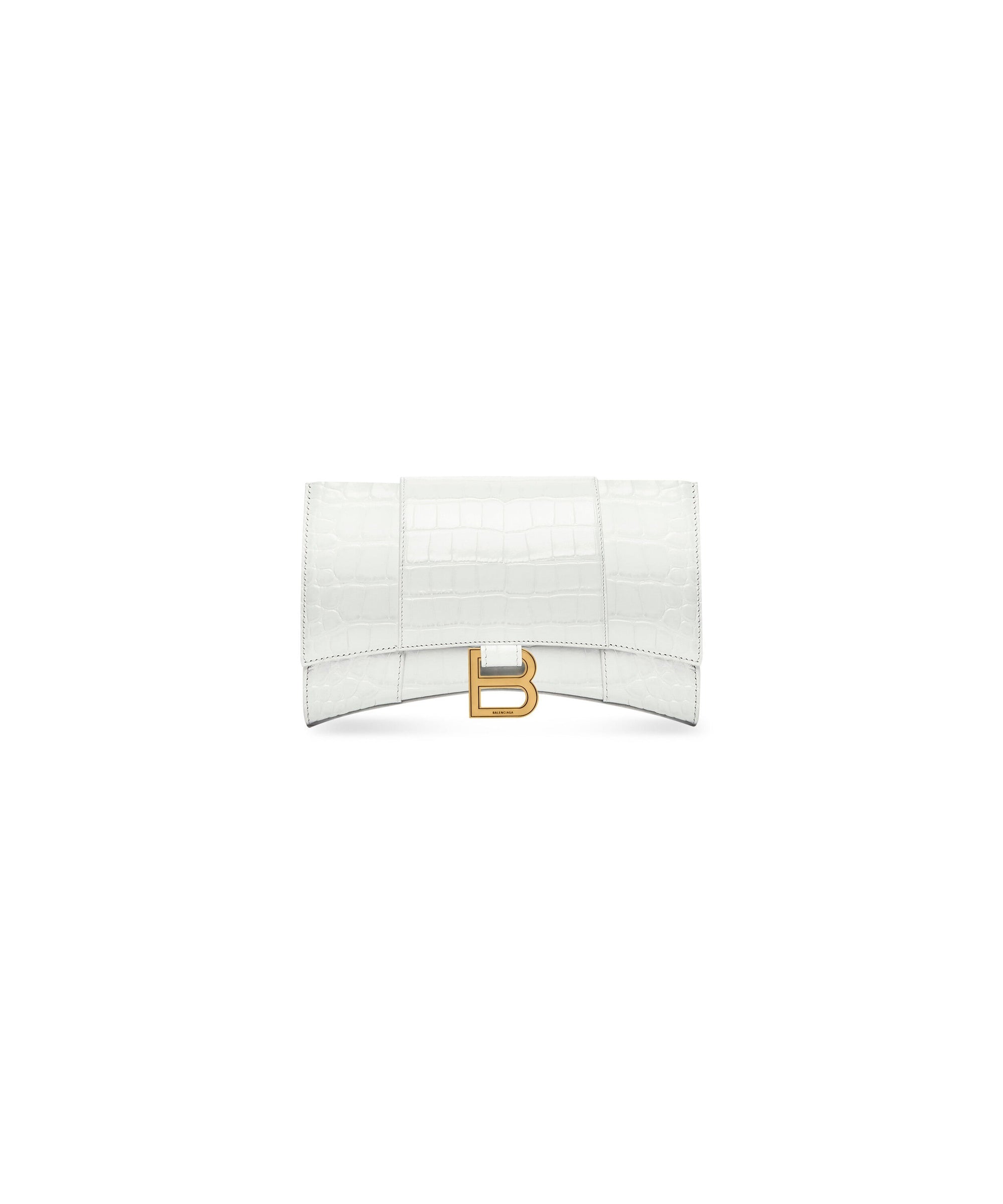 Hourglass Wallet On Chain - White