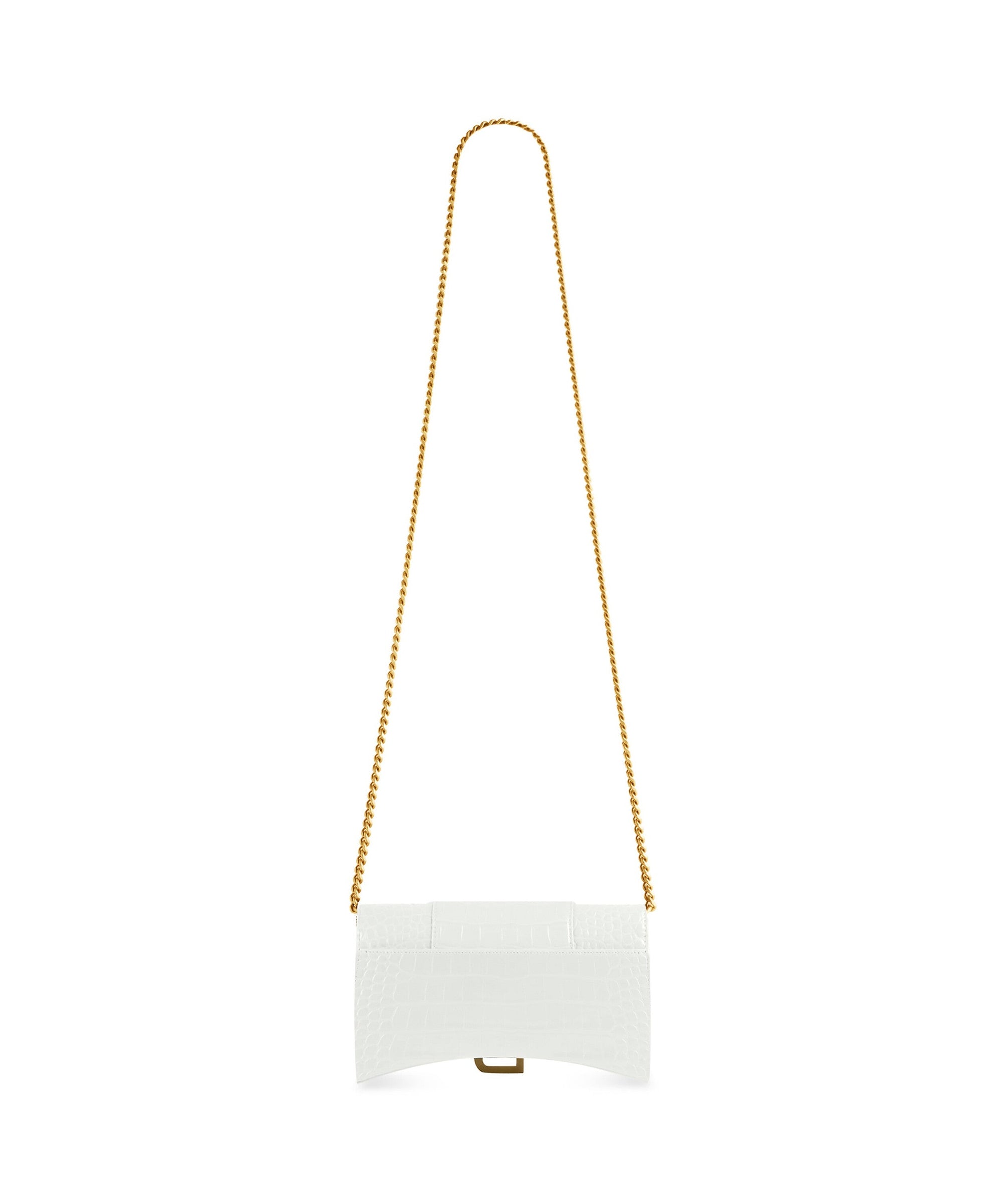 Hourglass Wallet On Chain - White