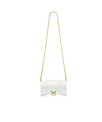 Hourglass Wallet On Chain - White