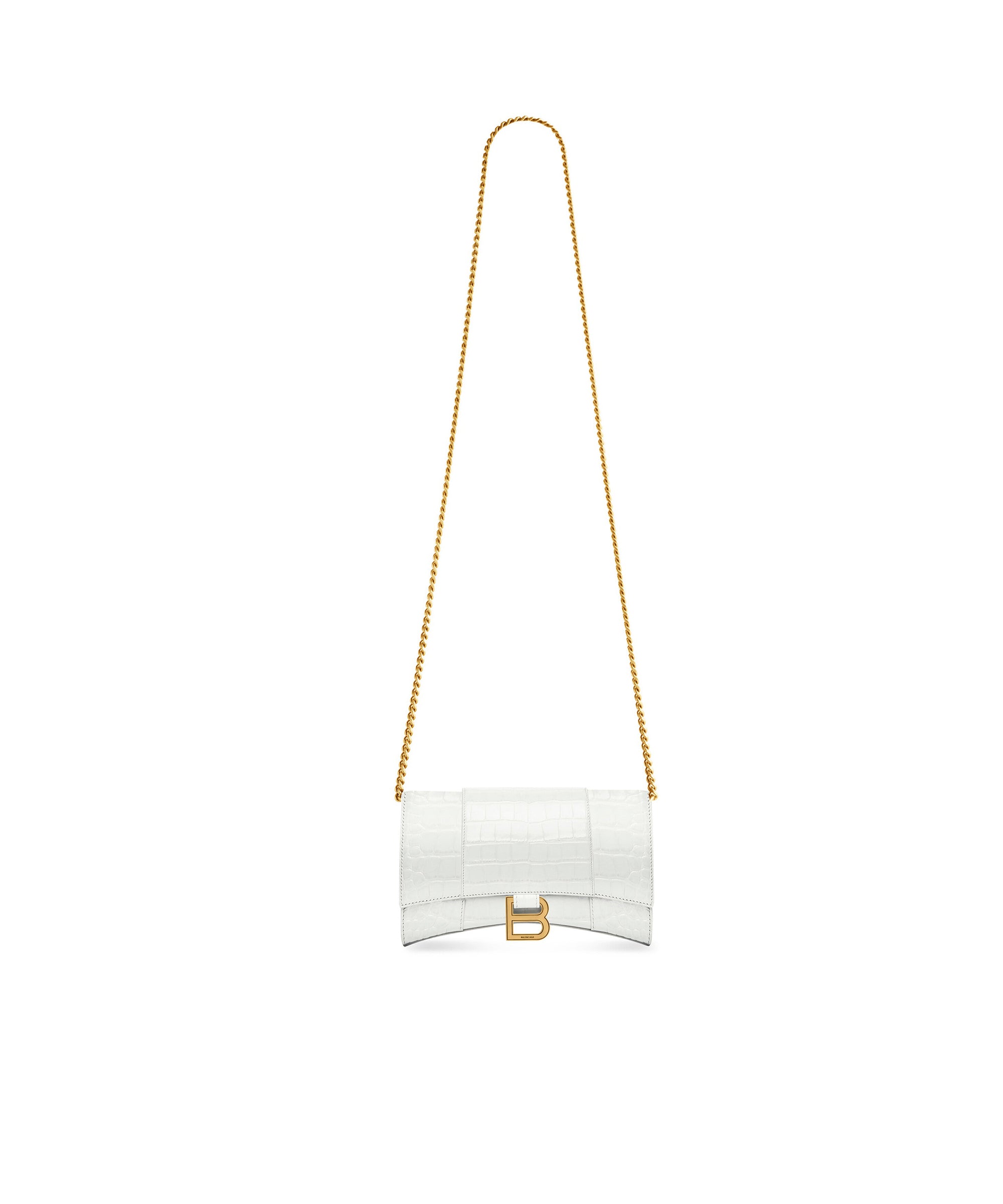 Hourglass Wallet On Chain - White