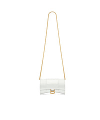 Hourglass Wallet On Chain - White