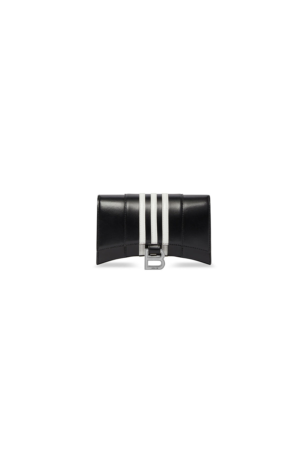 Balenciaga x Adidas Hourglass black & white Wallet On Chain Box - Black & White