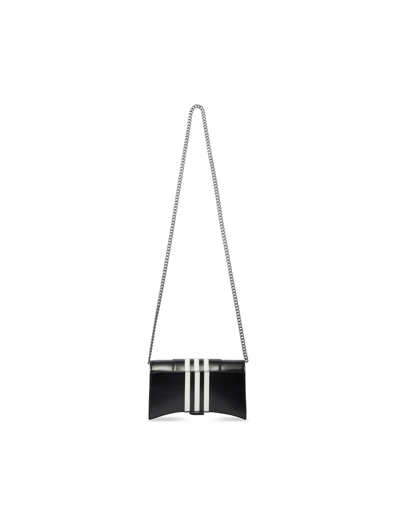 Balenciaga x Adidas Hourglass black & white Wallet On Chain Box - Black & White