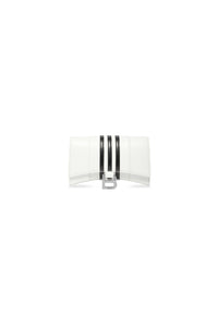 Balenciaga x Adidas Hourglass optic white & black Wallet On Chain Box - Optic White & Black