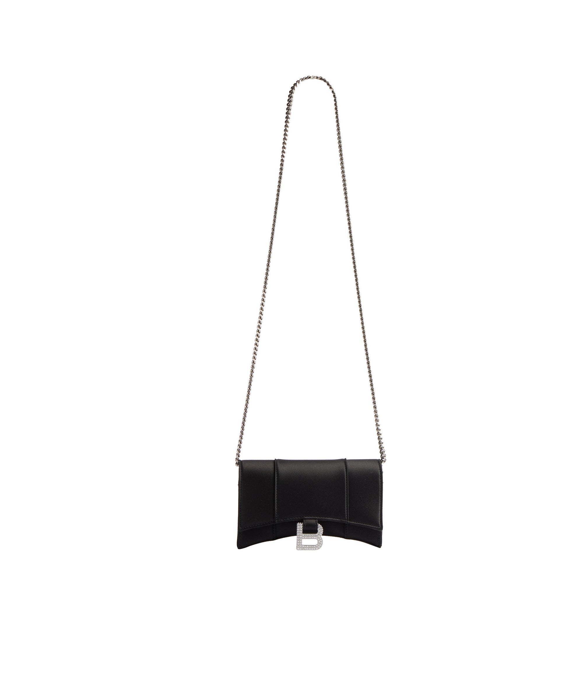 Hourglass Wallet On Chain - Black