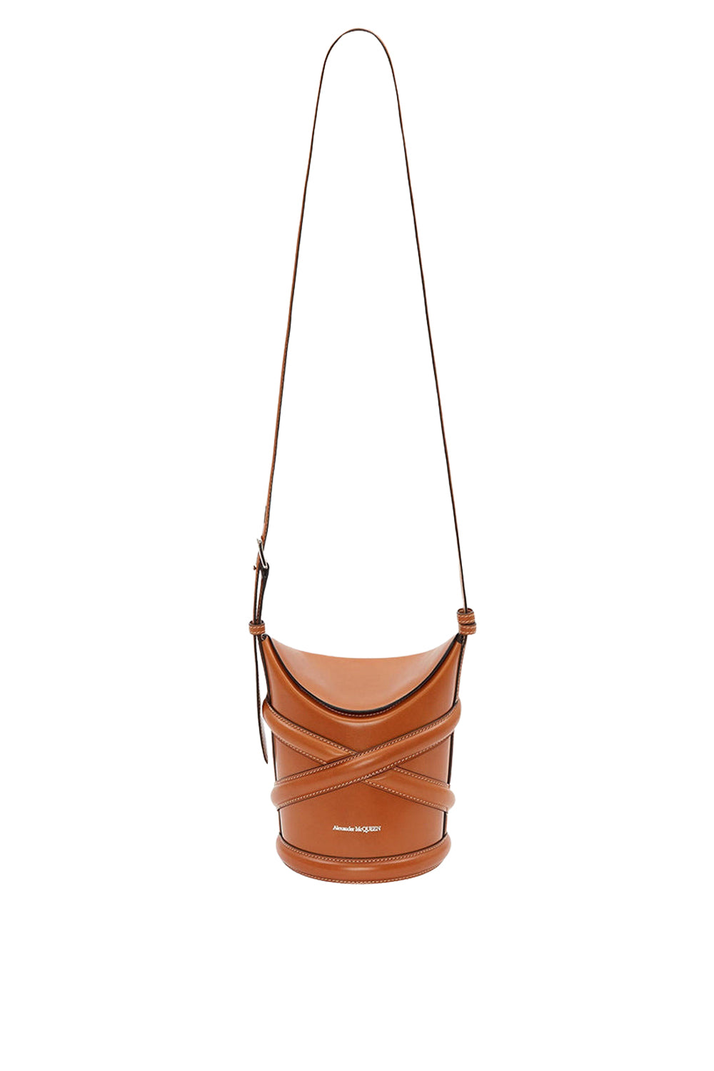 The Curve beige & wood Bag - Beige & Wood