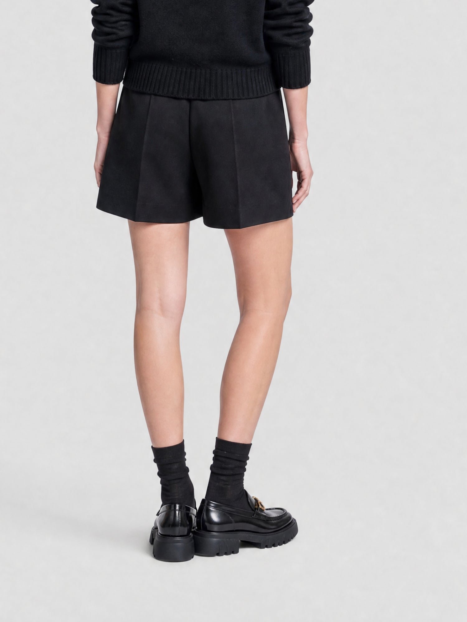 Romance black 40mm Moccasins - Black