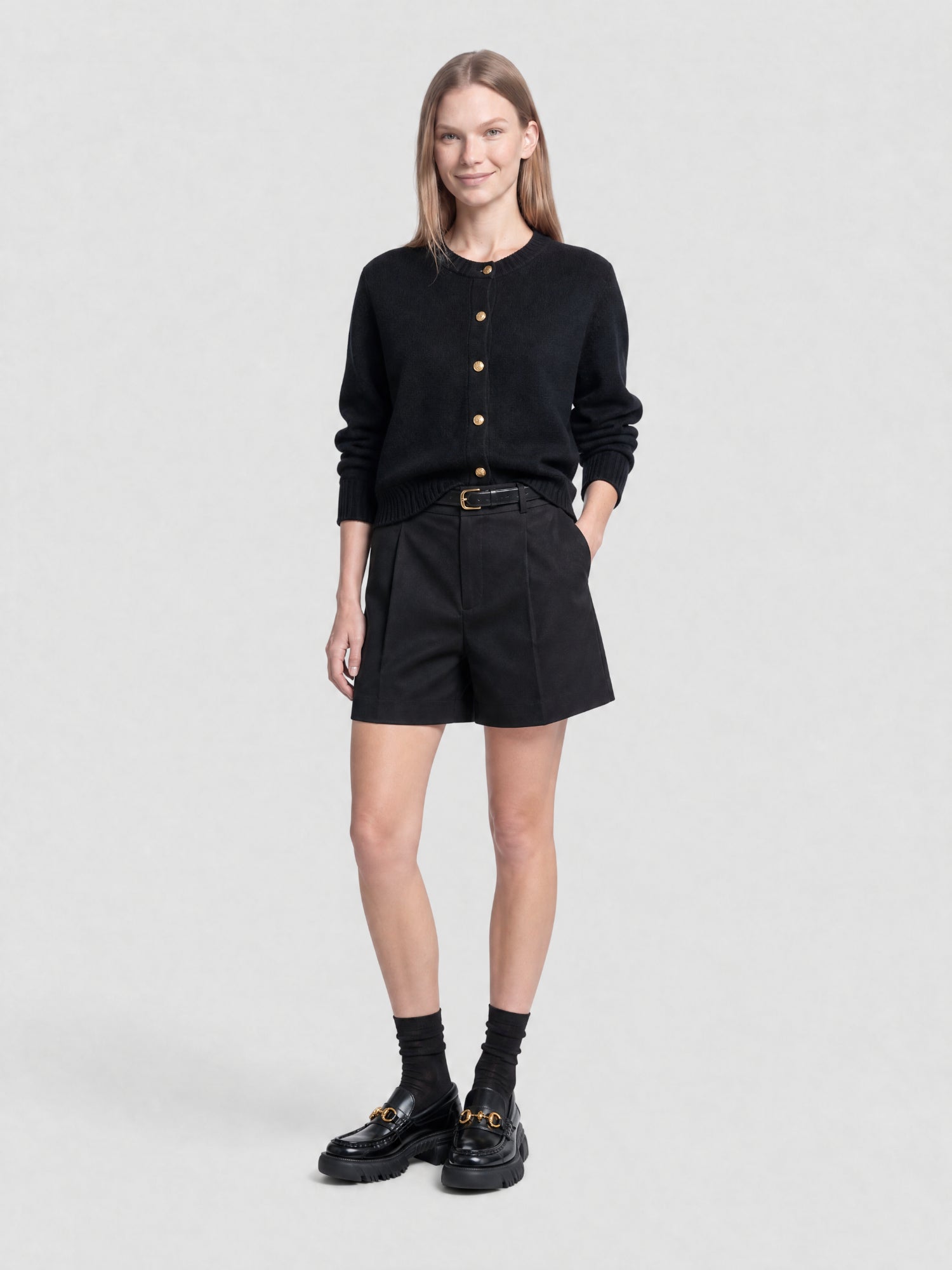 Romance black 40mm Moccasins - Black