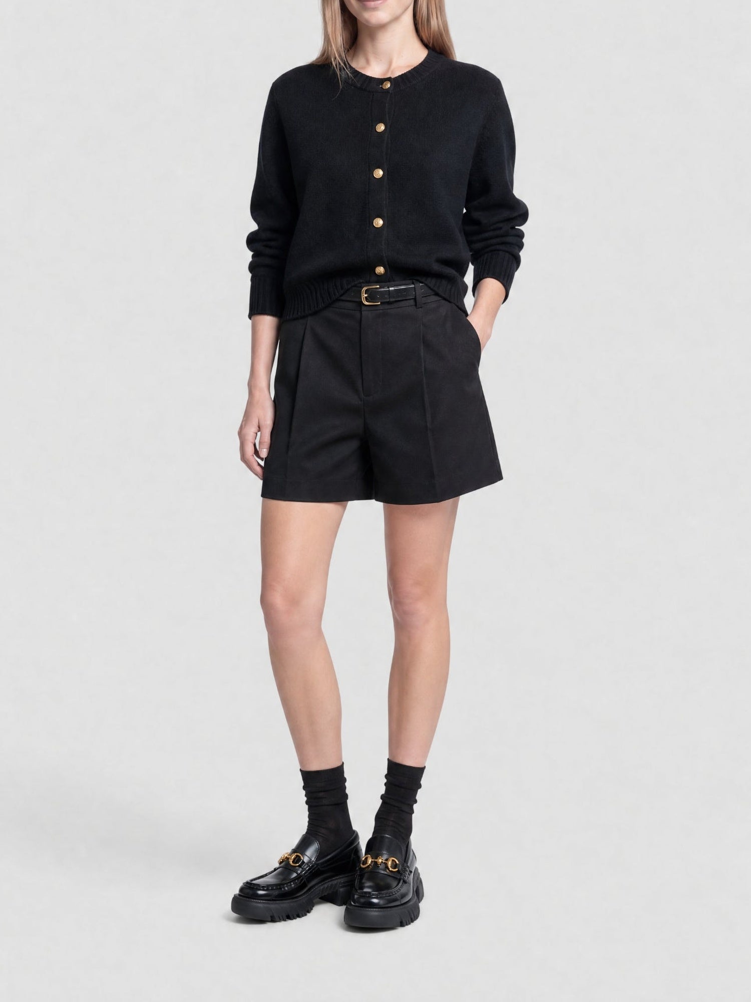 Romance black 40mm Moccasins - Black