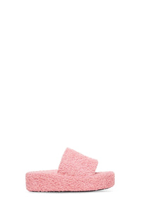 Rise In Soft Towel pink Sandals - Pink
