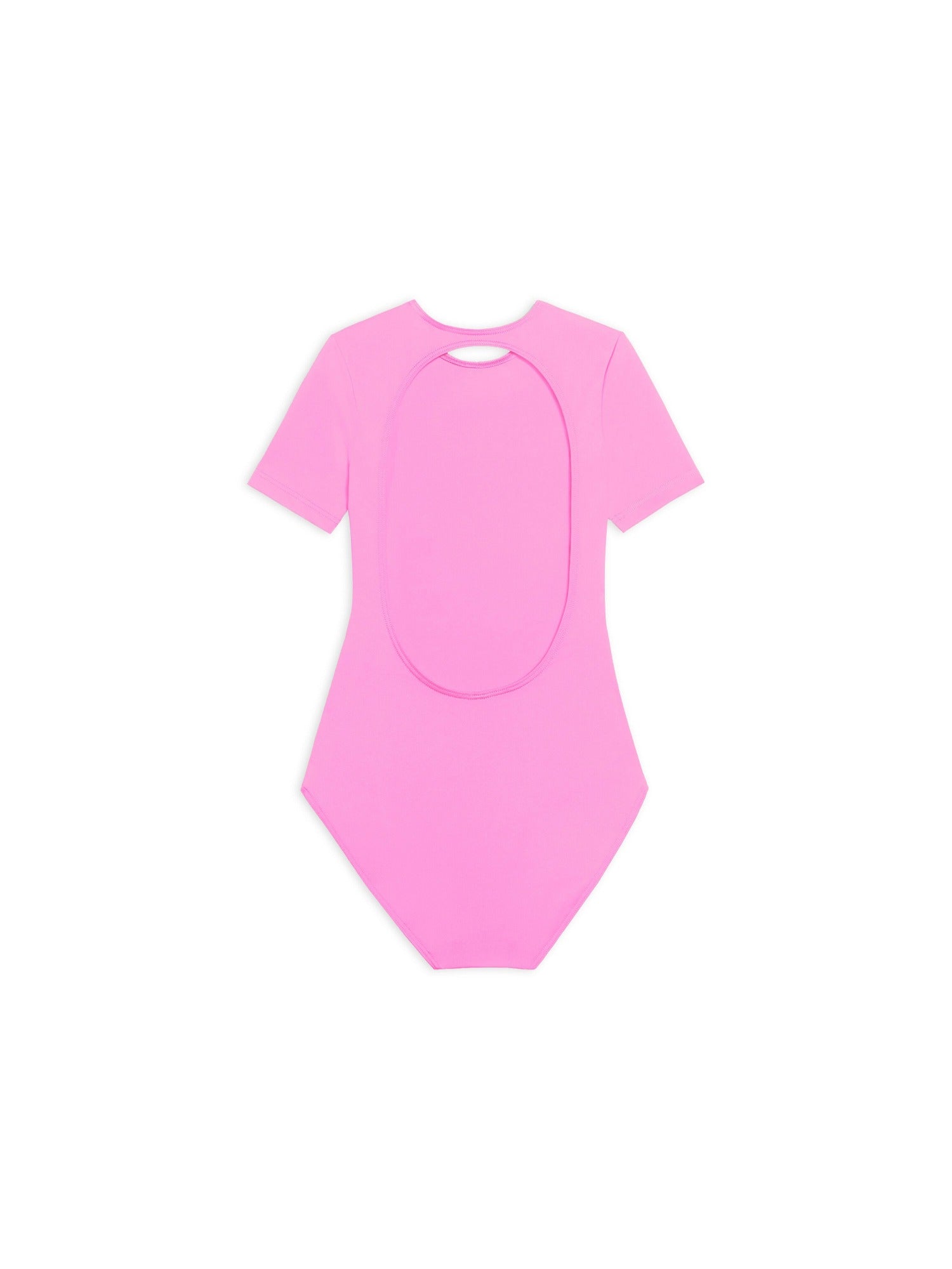 Open Back fuxia Swimsuit - Fuxia