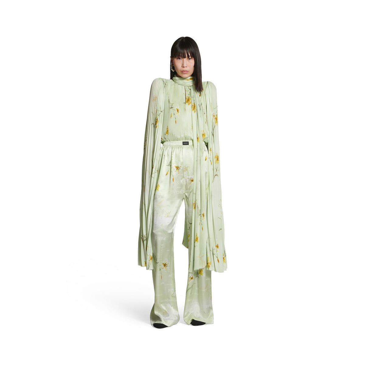 Lilies Pyjama Pants - Green