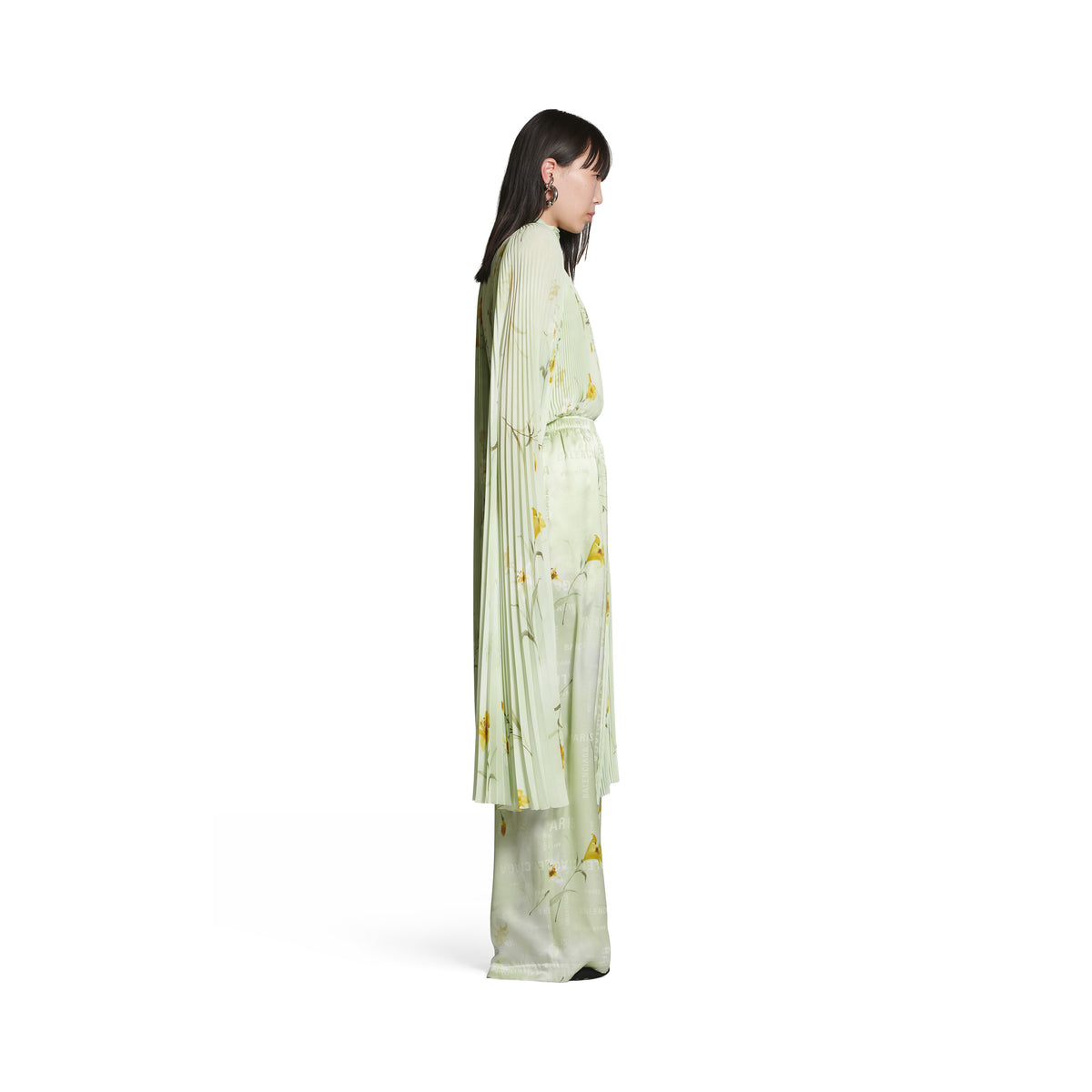 Lilies Pyjama Pants - Green