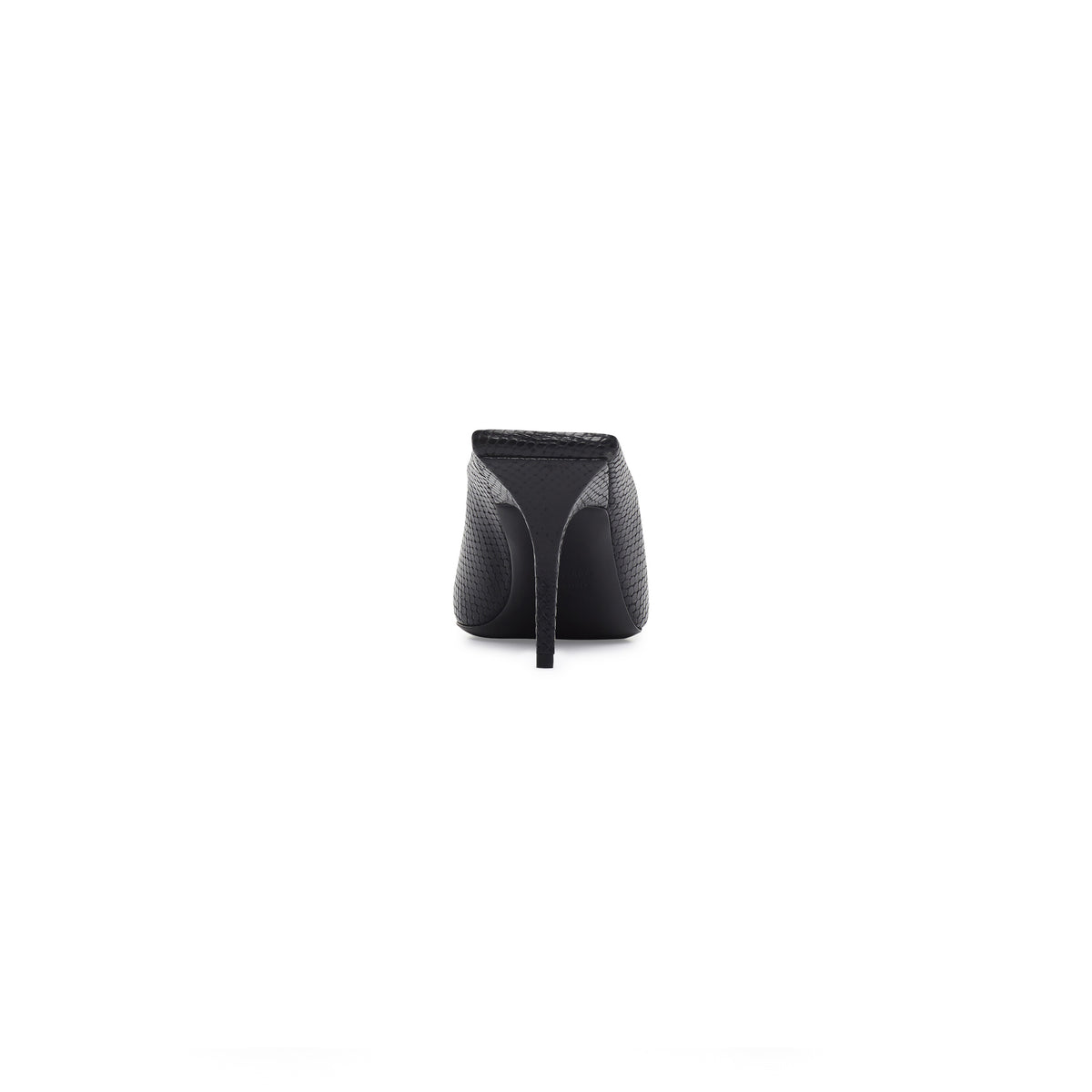 Square Knife BB 80 Mules - Black & Gold
