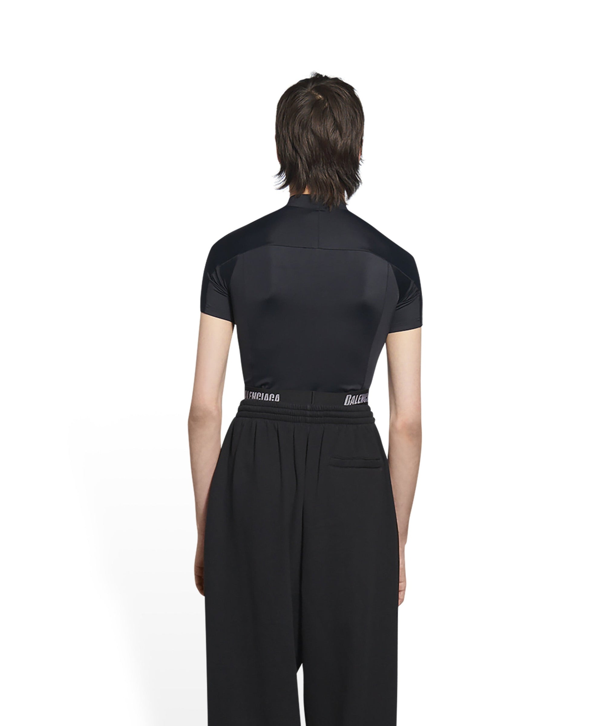 Short Sleeve Top - Black & White